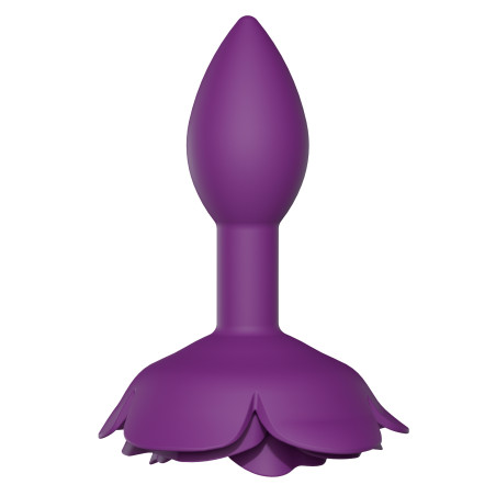 Plug anal Bijou OPEN ROSES S 8 x 2.9cm Violet