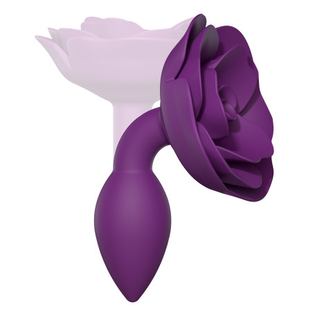 Plug anal Bijou OPEN ROSES S 8 x 2.9cm Violet