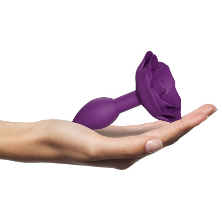 Plug anal Bijou OPEN ROSES S 8 x 2.9cm Violet