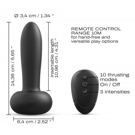 Plug Va-et-Vient DEEP THRUST Dorcel 11 x 3.4cm