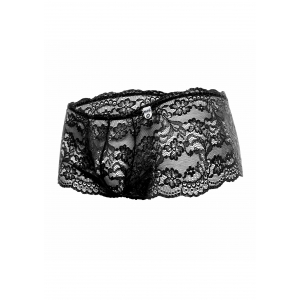 Boxer sexy Dentelle LACE MoB Noir