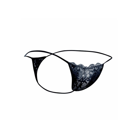 String Dentelle LACE MoB Noir