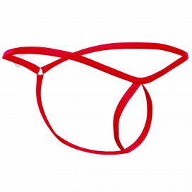 Mini Thong TEAR DROP Rouge 2