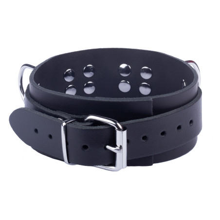 Collier en cuir ULTRA Noir