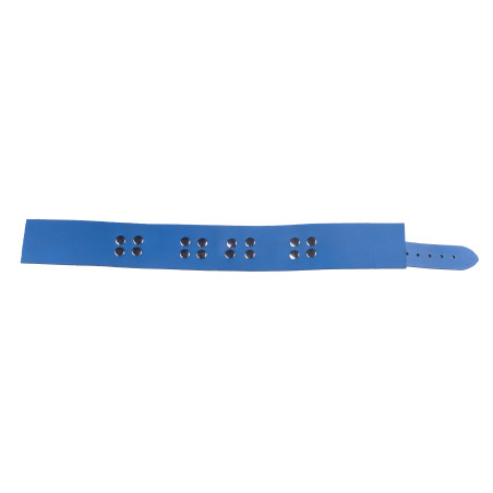 Collier en cuir ULTRA Bleu