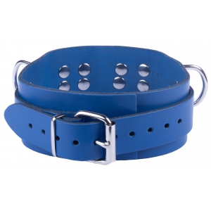 Collier en cuir ULTRA Bleu