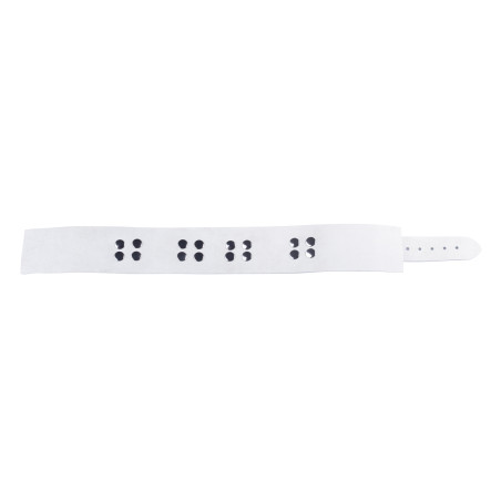 Collier en cuir ULTRA Blanc