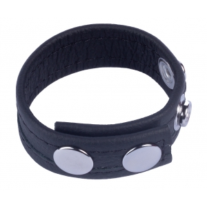 Cockring en cuir TIPPY Noir