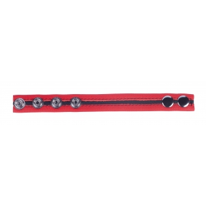 Cockring en cuir TIPPY Rouge