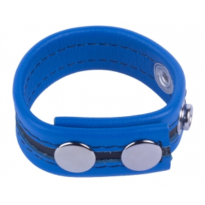 Cockring en cuir TIPPY Bleu