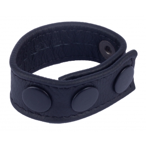 Cockring en cuir COCKY Noir