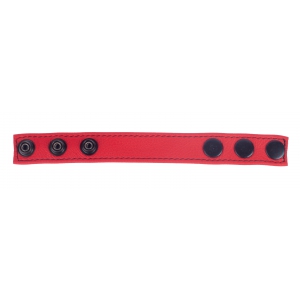 Cockring en cuir COCKY Rouge