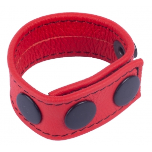 Cockring en cuir COCKY Rouge