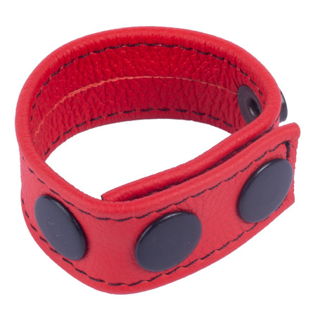 Cockring en cuir COCKY Rouge