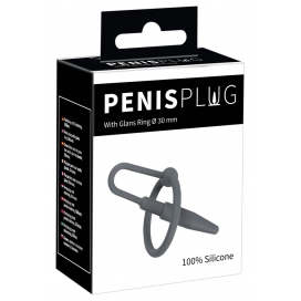 Plug Pénis Silicone SILISTOP avec Anneau 5.5 cm - Diamètre 8 mm 2