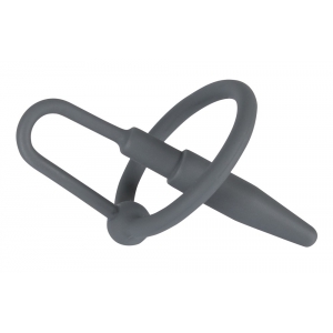 Plug Pénis Silicone SILISTOP avec Anneau 5.5 cm - Diamètre 8 mm
