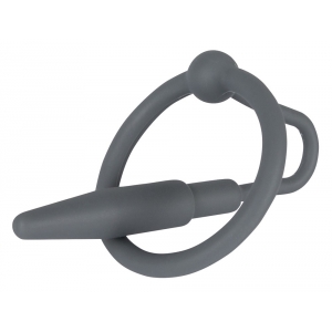 Plug Pénis Silicone SILISTOP avec Anneau 5.5 cm - Diamètre 8 mm