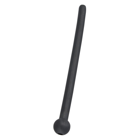 Plug d'urètre percé PISS PLAY 10.5cm - Diamètre 7mm