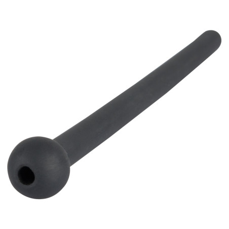 Plug d'urètre percé PISS PLAY 10.5cm - Diamètre 7mm