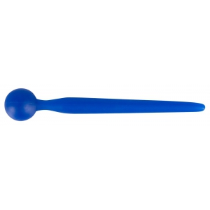 Plug pour penis STOP SPERM 8cm - Diamètre 4-8mm Bleu