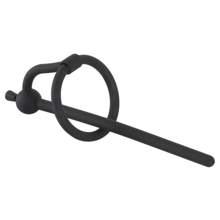 Plug d'urètre percé PLAY STOP 10.5cm - Diamètre 6mm