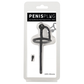 Plug d'urètre percé PLAY STOP 10.5cm - Diamètre 6mm 2