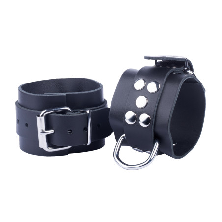 Menottes en cuir ULTRA Noires