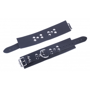 Menottes en cuir ULTRA Noires