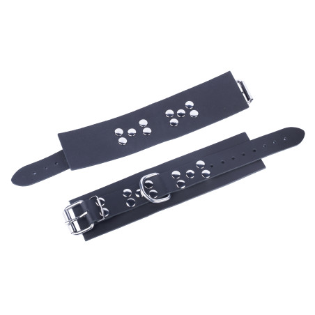 Menottes en cuir ULTRA Noires