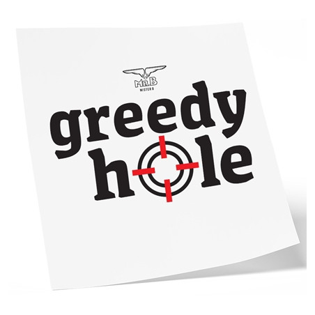 Tatouage éphémère GREEDY HOLE 10 x 10cm