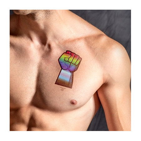 Tatouage éphémère GAY FORCE 10 x 15cm