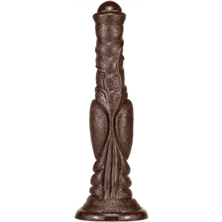Gode monster DOG LONG 26 x 6cm Marron foncé