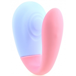 Double Stimulateur WELL UP Bleu-Rose
