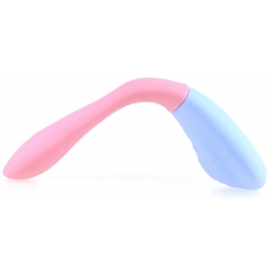 Double Stimulateur WELL UP Bleu-Rose