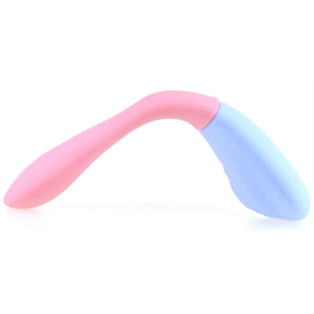 Double Stimulateur WELL UP Bleu-Rose