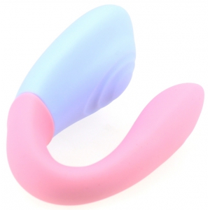 Double Stimulateur WELL UP Bleu-Rose