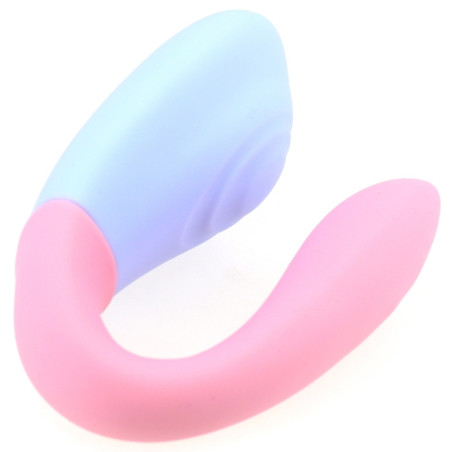 Double Stimulateur WELL UP Bleu-Rose