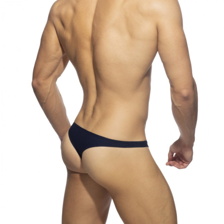 String MINI MESH Marine-Blanc