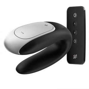 Double stimulateur connecté DOUBLE FUN Satisfyer Noir
