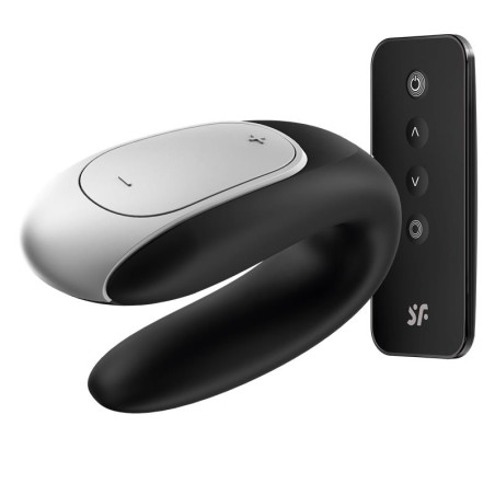 Double stimulateur connecté DOUBLE FUN Satisfyer Noir