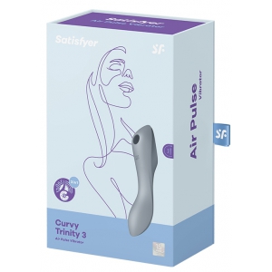 Stimulateur de clitoris CURVY TRINITY 3 Satisfyer Gris