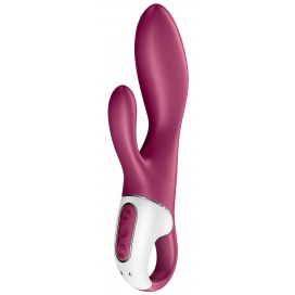 Vibro Rabbit connecté HEATED AFFAIR Satisfyer 20cm Mauve 2