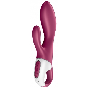 Vibro Rabbit connecté HEATED AFFAIR Satisfyer 20cm Mauve