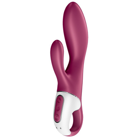 Vibro Rabbit connecté HEATED AFFAIR Satisfyer 20cm Mauve