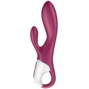 Vibro Rabbit connecté HEATED AFFAIR Satisfyer 20cm Mauve