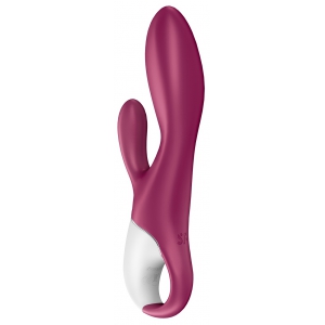 Vibro Rabbit connecté HEATED AFFAIR Satisfyer 20cm Mauve