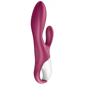 Vibro Rabbit connecté HEATED AFFAIR Satisfyer 20cm Mauve