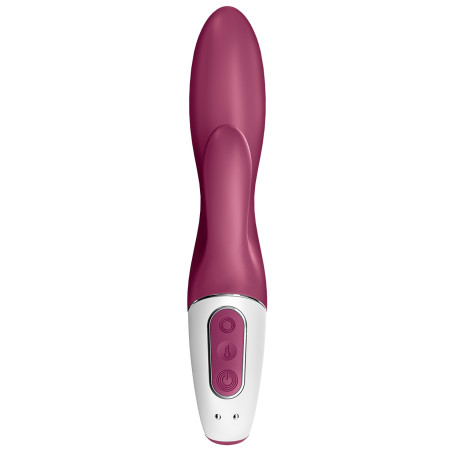 Vibro Rabbit connecté HEATED AFFAIR Satisfyer 20cm Mauve