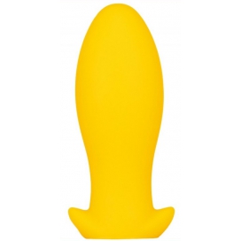 Plug Silicone SAURUS EGG L 14 x 6.3cm Jaune 2