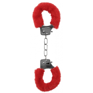 Menottes PLEASURE FURRY Rouges